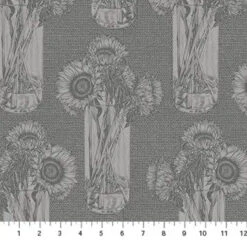 Grey Sunflowers Indelible By Anna Maria For Northcott Cotton 44"/45" Fabric Per Yard 7 Grey Sunflowers Indelible By Anna Maria For Northcott Cotton 44"/45" Fabric Per Yard -Michaels Fabric Sale 100627968779120 2