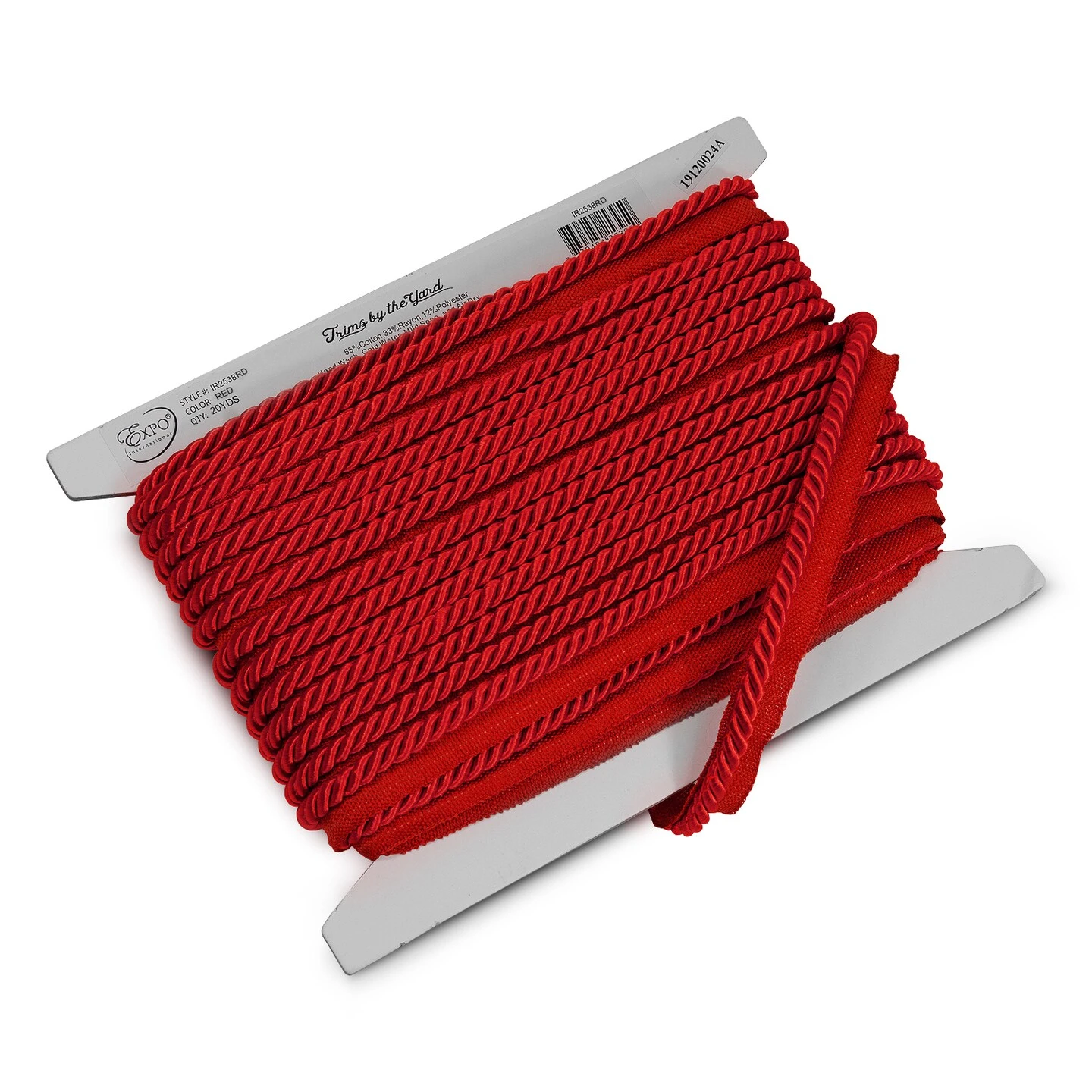 5 Yards Of Emmerson 1/4" Twisted Lip Cord Trim | 5 Yard Cut Navy Blue 6 5 Yards Of Emmerson 1/4" Twisted Lip Cord Trim | 5 Yard Cut Navy Blue - Image 4