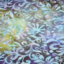 Feldman Premium Indonesian Batik Purple Freesia Fabric