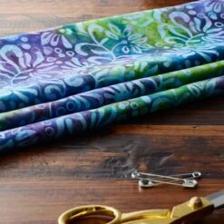 Feldman Premium Indonesian Batik Purple Freesia Fabric -Michaels Fabric Sale 10607622 20