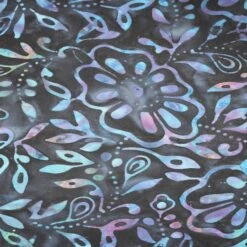 Feldman Batik Navy Rainbow Stamp Large Floral Cotton Fabric -Michaels Fabric Sale 10607647 1
