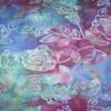 Feldman Batik Royal Raspberry Stamp Rose Cotton Fabric -Michaels Fabric Sale 10607654 2