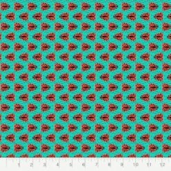 Fabric Editions Turquoise Ladybug Cotton Fabric -Michaels Fabric Sale 10735197 2