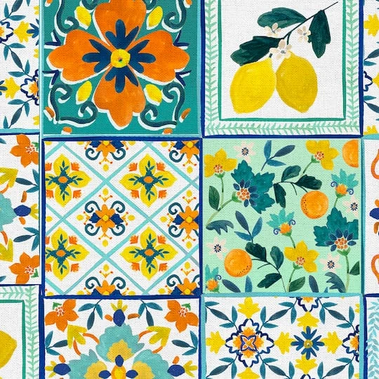 Fabric Editions Orchard Tile Cotton Fabric 6 Fabric Editions Orchard Tile Cotton Fabric - Image 4