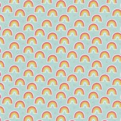 Fabric Editions Rainbow Sky Cotton Fabric