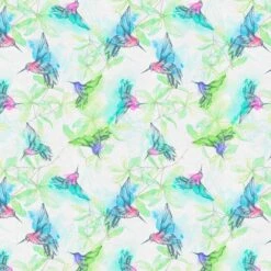 Fabric Editions Hummingbird Cotton Fabric