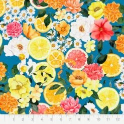 Fabric Editions Blue In Bloom Cotton Fabric -Michaels Fabric Sale 10735222 2
