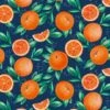 Fabric Editions Navy Orange Grove Cotton Fabric 2 Fabric Editions Navy Orange Grove Cotton Fabric -Michaels Fabric Sale 10735231 1