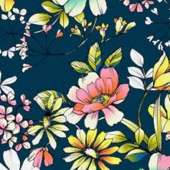 Fabric Editions Navy Belle Garden Cotton Fabric 10 Fabric Editions Navy Belle Garden Cotton Fabric -Michaels Fabric Sale 10735233 3