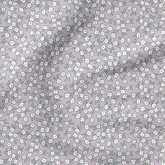 Fabric Editions Purple Peekaboo Blooms Cotton Fabric 7 Fabric Editions Purple Peekaboo Blooms Cotton Fabric - Image 5