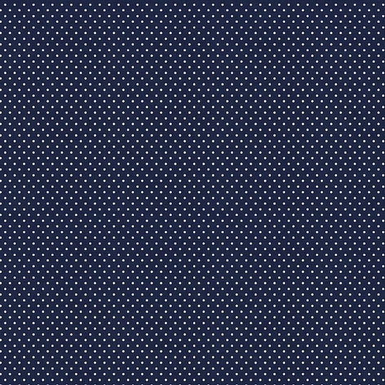 Fabric Editions Navy Pin Dot Cotton Fabric 4 Fabric Editions Navy Pin Dot Cotton Fabric - Image 2