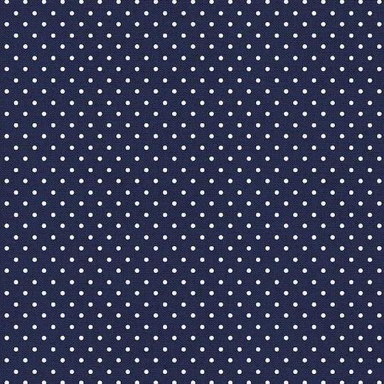 Fabric Editions Navy Pin Dot Cotton Fabric 6 Fabric Editions Navy Pin Dot Cotton Fabric - Image 4