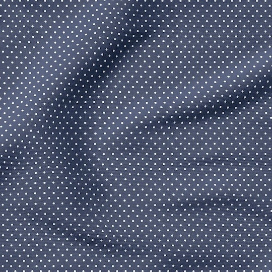 Fabric Editions Navy Pin Dot Cotton Fabric 7 Fabric Editions Navy Pin Dot Cotton Fabric - Image 5