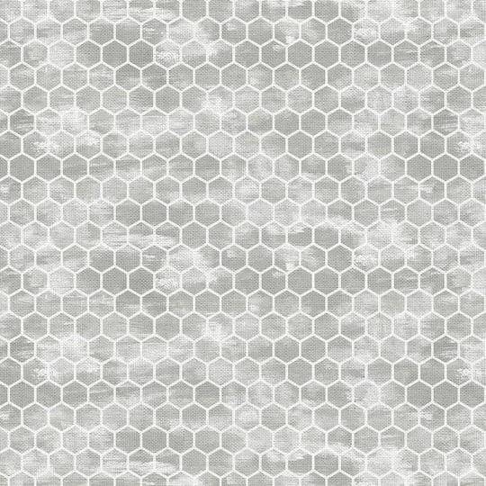 Fabric Editions Gray Honeycomb Cotton Fabric 6 Fabric Editions Gray Honeycomb Cotton Fabric - Image 4