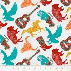 Fabric Editions White Southwest Sunset Cotton Fabric 9 Fabric Editions White Southwest Sunset Cotton Fabric -Michaels Fabric Sale 10735250 2