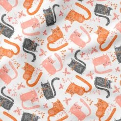 Fabric Editions White Playful Kittens Cotton Fabric 11 Fabric Editions White Playful Kittens Cotton Fabric -Michaels Fabric Sale 10735257 4