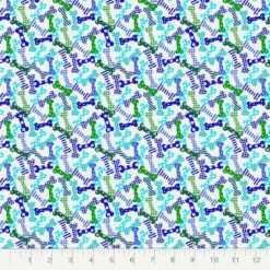 Fabric Editions White Puppy Bones Cotton Fabric -Michaels Fabric Sale 10735259 2