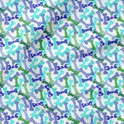 Fabric Editions White Puppy Bones Cotton Fabric -Michaels Fabric Sale 10735259 4