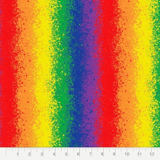 Fabric Editions Rainbow Ombre Cotton Fabric 5 Fabric Editions Rainbow Ombre Cotton Fabric - Image 3