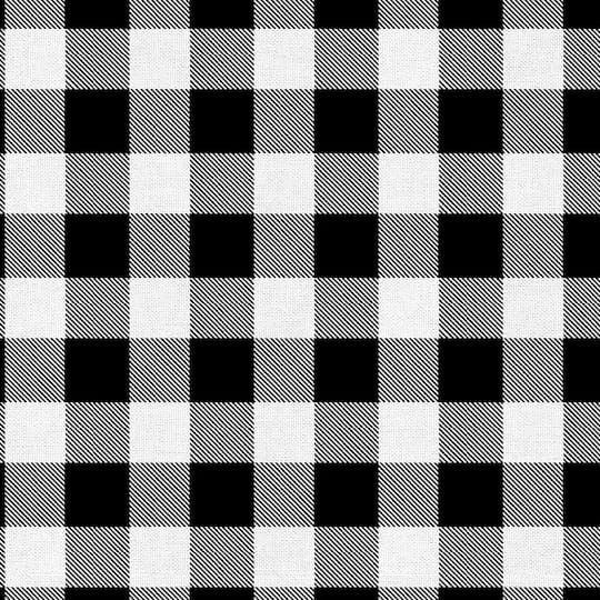 Fabric Editions White & Black Buffalo Check Cotton Fabric 6 Fabric Editions White & Black Buffalo Check Cotton Fabric - Image 4