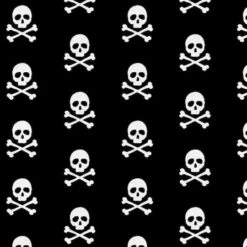 Fabric Editions Black Skulls Cotton Fabric 10 Fabric Editions Black Skulls Cotton Fabric -Michaels Fabric Sale 10735271 3