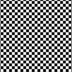 Fabric Editions Black Tile Check Cotton Fabric