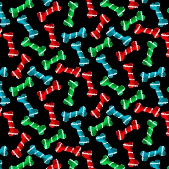 Fabric Editions Dog Bones Cotton Fabric 6 Fabric Editions Dog Bones Cotton Fabric - Image 4