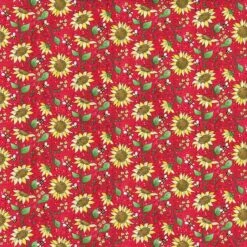 Fabric Traditions Red Sunflowers Cotton Fabric 6 Fabric Traditions Red Sunflowers Cotton Fabric -Michaels Fabric Sale 10736140 1 1