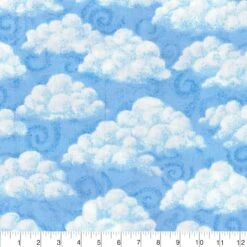 Fabric Traditions Blue Clouds Cotton Fabric -Michaels Fabric Sale 10736166 2