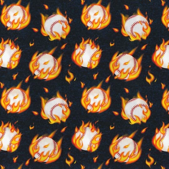 Fabric Traditions Baseball Cotton Fabric 4 Fabric Traditions Baseball Cotton Fabric - Image 2