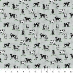 Fabric Traditions Cows On Gray Cotton Fabric 7 Fabric Traditions Cows On Gray Cotton Fabric -Michaels Fabric Sale 10736184 2