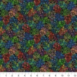 Fabric Traditions Rainbow Sugar Skulls Cotton Fabric -Michaels Fabric Sale 10736187 2