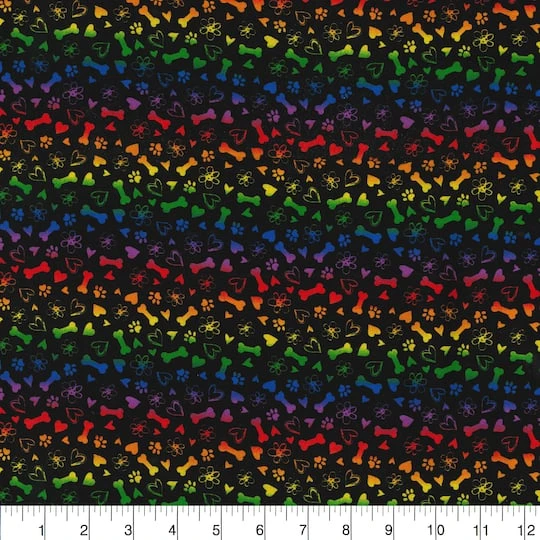 Fabric Traditions Pet Ombre Cotton Fabric 5 Fabric Traditions Pet Ombre Cotton Fabric - Image 3