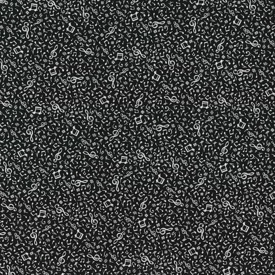 Fabric Traditions Music Notes Cotton Fabric 3 Fabric Traditions Music Notes Cotton Fabric