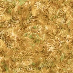 Robert Kaufman Wheat Gold Brush Strokes Cotton Fabric