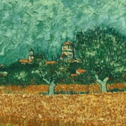 Robert Kaufman Van Gogh Field Scene Cotton Fabric -Michaels Fabric Sale 10737411 1 1