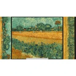 Robert Kaufman Van Gogh Field Scene Cotton Fabric -Michaels Fabric Sale 10737411 2