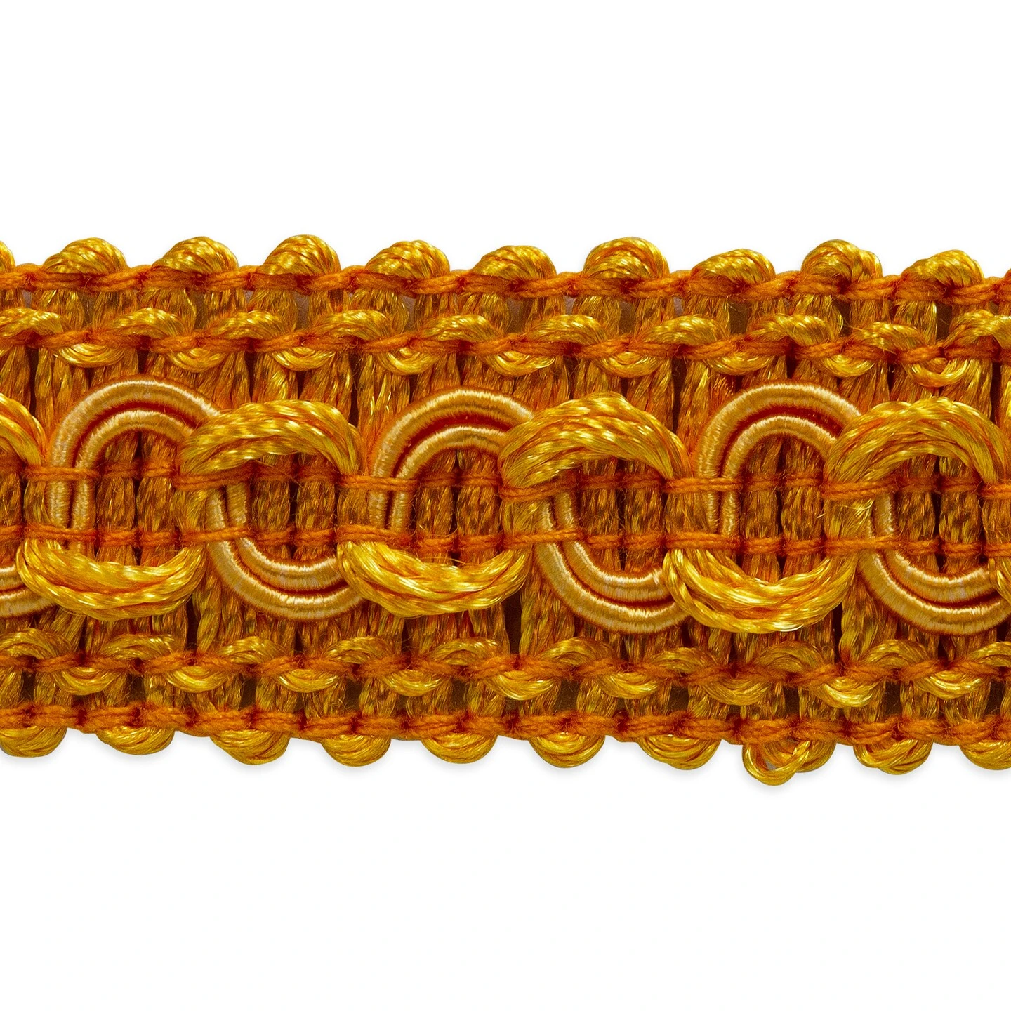 5 Yards Of Sheena Woven Circle Braid Trim | 5 Yard Cut Yellow Gold 7 5 Yards Of Sheena Woven Circle Braid Trim | 5 Yard Cut Yellow Gold - Image 5