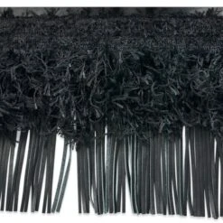 5 Yards Of 6" Leather And Hairy Gimp Fringe Trim | 5 Yard Cut Black -Michaels Fabric Sale 10860054754128 2