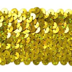 5 Yards Of 5 Row 1 3/4" Starlight Hologram Stretch Sequin Trim | 5 Yard Cut Gold 7 5 Yards Of 5 Row 1 3/4" Starlight Hologram Stretch Sequin Trim | 5 Yard Cut Gold -Michaels Fabric Sale 10860286391120 2