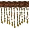 5 Yards Of Kirsten Scalloped Bead Fringe Trim | 5 Yard Cut Brown Multi 1 5 Yards Of Kirsten Scalloped Bead Fringe Trim | 5 Yard Cut Brown Multi -Michaels Fabric Sale 10861439824720