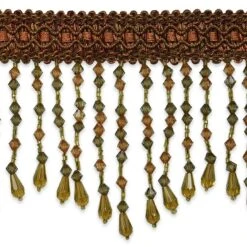 5 Yards Of Kirsten Scalloped Bead Fringe Trim | 5 Yard Cut Brown Multi 7 5 Yards Of Kirsten Scalloped Bead Fringe Trim | 5 Yard Cut Brown Multi -Michaels Fabric Sale 10861439824720 2