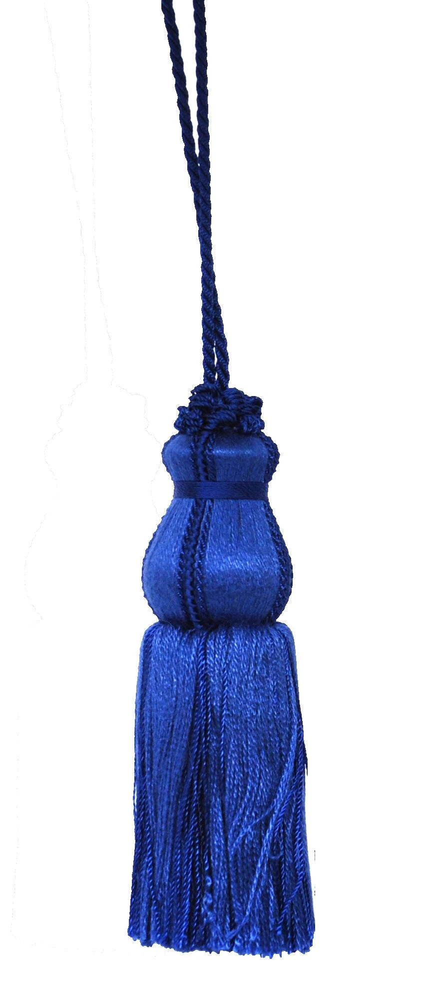 Belagio Key Tassel, 5" Long, 1 Piece, Royal Blue 4 Belagio Key Tassel, 5" Long, 1 Piece, Royal Blue - Image 2