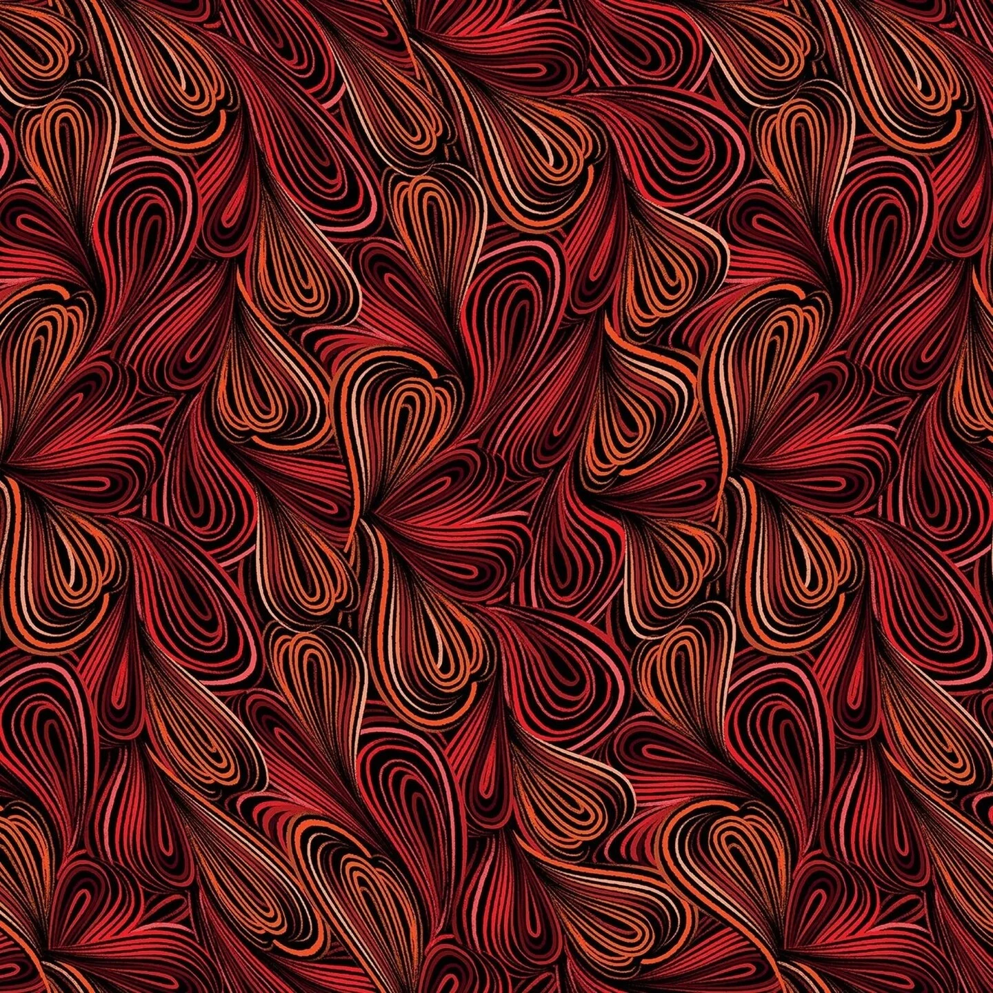 Red Color Flow Cotton Wideback Fabric Per Yard 5 Red Color Flow Cotton Wideback Fabric Per Yard - Image 3