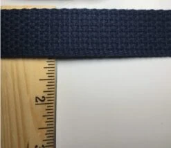 1" Cotton Webbing - 10 Continuous Yards - Made In USA! Navy 13 1" Cotton Webbing - 10 Continuous Yards - Made In USA! Navy -Michaels Fabric Sale 13266683653424 1
