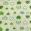 1 Yard Green Heart Print Poly Cotton Fabric 59/60 Inch Width -Michaels Fabric Sale 142653719719344