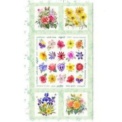 Flower Shop Floral Panel Mint Green 24x44 Inch Cotton Fabric Clothworks 7 Flower Shop Floral Panel Mint Green 24x44 Inch Cotton Fabric Clothworks -Michaels Fabric Sale 144118164571615769 1