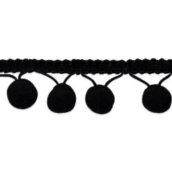 5 Yards Of 5/8"Lo Lita Pom Pom Fringe Trim | 5 Yard Cut Black 17 5 Yards Of 5/8"Lo Lita Pom Pom Fringe Trim | 5 Yard Cut Black -Michaels Fabric Sale 144119347973158857 2