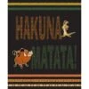 The Lion King Collection - Hakuna Matata Panel - Multi 1 The Lion King Collection - Hakuna Matata Panel - Multi -Michaels Fabric Sale 146057714960688