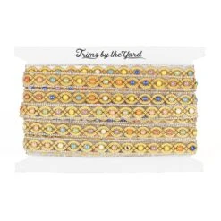 5/8" Rubina Rhinestone Iron-On, Versatile Trim, 5-Yard Cut, Multi Colors 21 5/8" Rubina Rhinestone Iron-On, Versatile Trim, 5-Yard Cut, Multi Colors -Michaels Fabric Sale 148594594962016